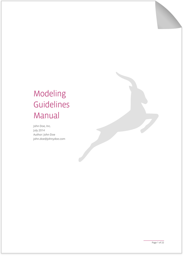 Cover Modeling Guidelines Manual